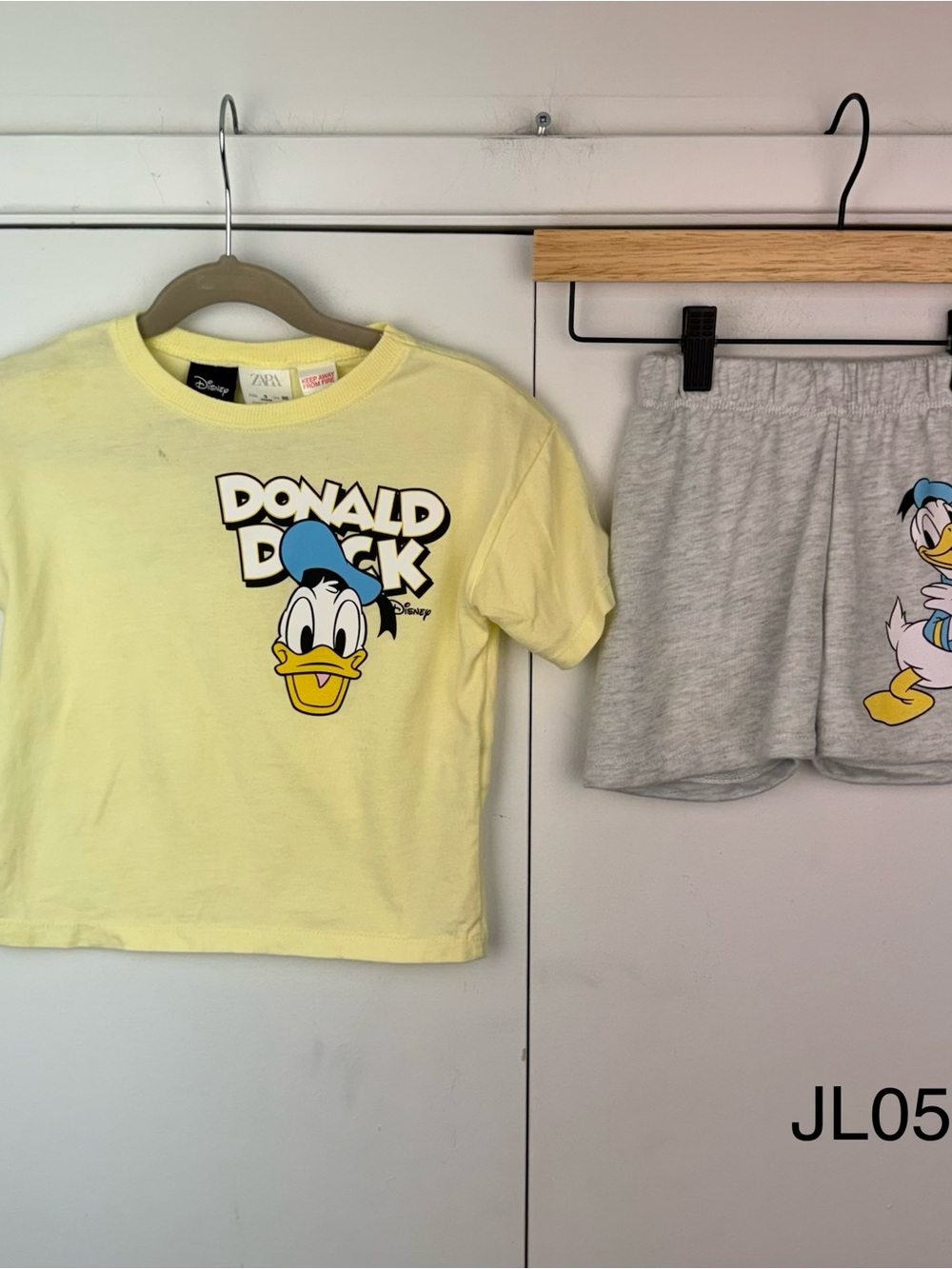 Zara x Disney Donald Duck Kids 2 Piece Shirt Shorts Set 3Y 98